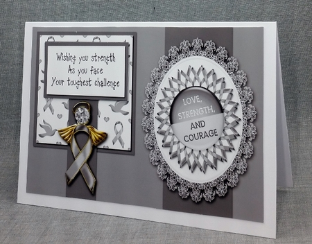 Melanoma/ Skin Cancer Card by Diane  Vermeer