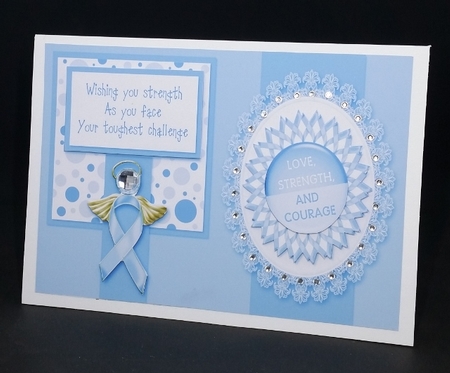 Prostate Cancer Card by Diane  Vermeer