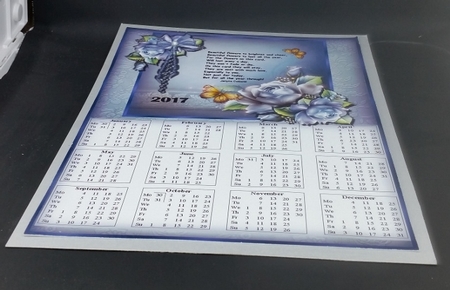 Blue roses Calendar 2021 by Diane  Vermeer