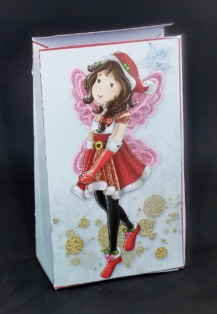 Christmas Fairy Story Pinch Bag by Diane  Vermeer