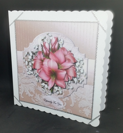 Card Topper  Amaryllis by Diane  Vermeer