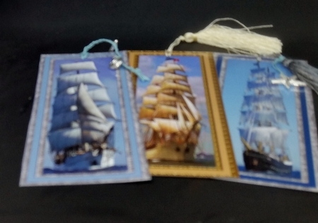 BOOKMARKS BOOK MARKS - TALL SHIPS 2 by Diane  Vermeer
