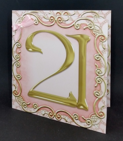 21 Birthday Coral by Diane  Vermeer