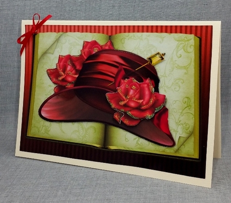 Book Elegant  Red Hat & Red Roses by Diane  Vermeer