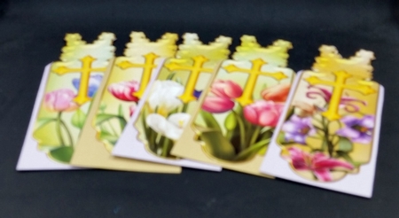 Easter Glassy Bookmarks with LG.Cross by Diane  Vermeer