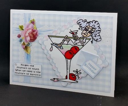Stella and the fountain of youth quick card by Diane  Vermeer