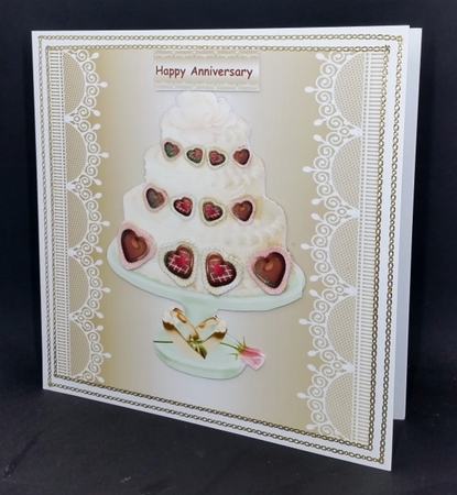 Happy Anniversary Cake by Diane  Vermeer