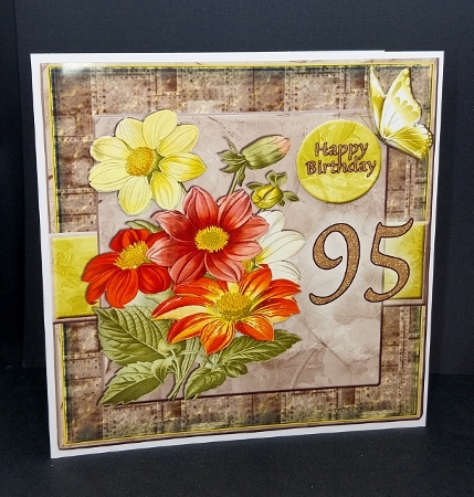 Gorgeous Vintage Daisies for 95th Birthday #10 by Diane  Vermeer