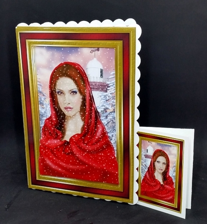 Christmas with snow#3 by Diane  Vermeer