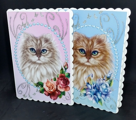 cat toppers by Diane  Vermeer