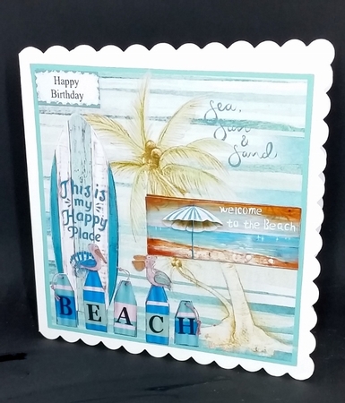 The Beach Is My Happy Place by Diane  Vermeer