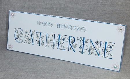 Large DL name card (Catherine) by Diane  Vermeer