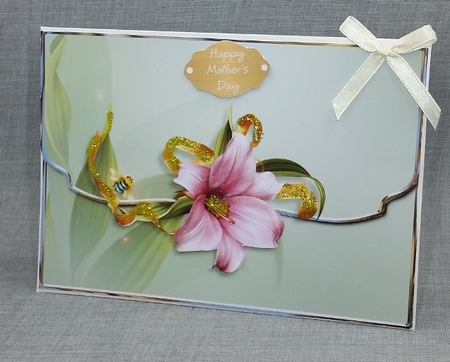 Lily Logic Fancy Edge Envelope Card by Diane  Vermeer