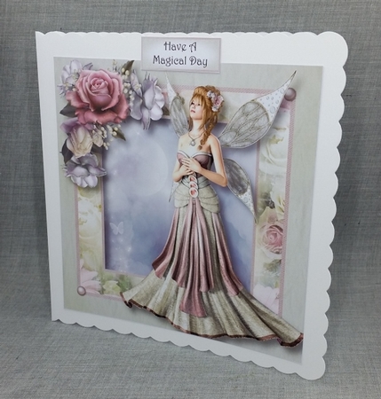 Beautiful Faery Queen 8x8 by Diane  Vermeer