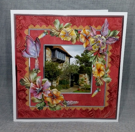 Country Cottage With Forest Flowers by Diane  Vermeer