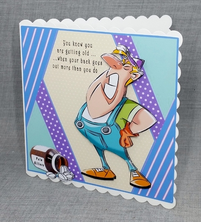 When your back goes out more than you do - Decoupage by Diane  Vermeer