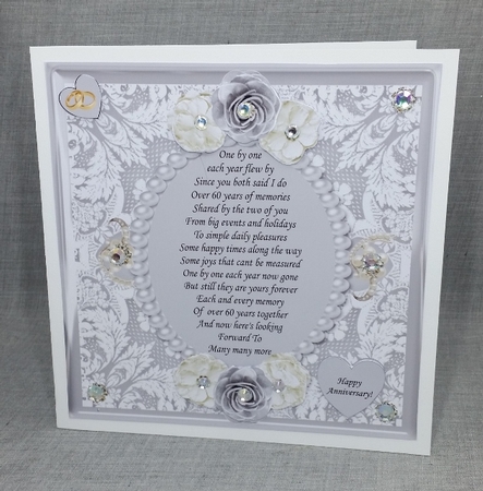 WEDDING VOW RENEWAL DIAMOND ANNIVERSARY - GREAT VERSE MULTIPLE SENTIMENTS by Diane  Vermeer