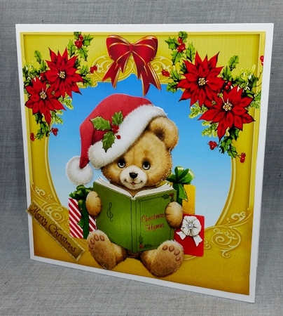 Christmas  Teddy 1 by Diane  Vermeer