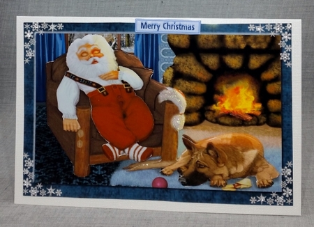 Sleepy Santa by Diane  Vermeer
