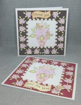 Adorable Floral Toppers Kit by Diane  Vermeer