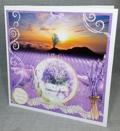 LAVENDER GET WELL BIRTHDAY RETIREMENT MULTI SENTIMENT by Diane  Vermeer