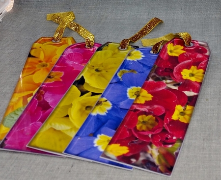 JJ FLORAL BOOKMARKS 4 by Diane  Vermeer