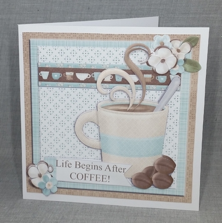 Life Begins After Coffee by Diane  Vermeer