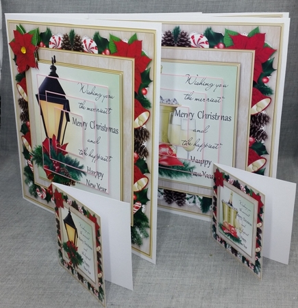 Five 8x8 Festive Card Kits  by Diane  Vermeer