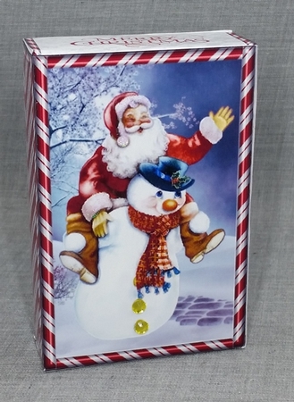 Santa Hitching a Ride by Diane  Vermeer