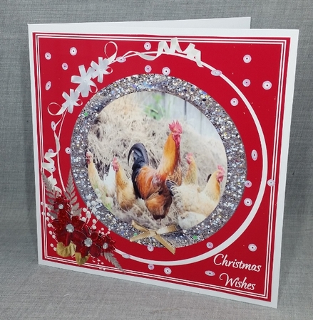 CHRISTMAS CHICKENS by Diane  Vermeer