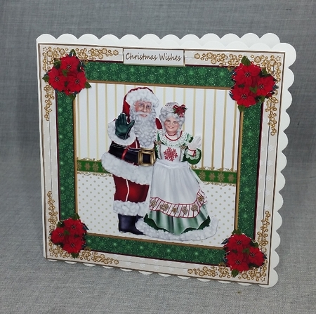 Happy Holidays Christmas Topper  by Diane  Vermeer
