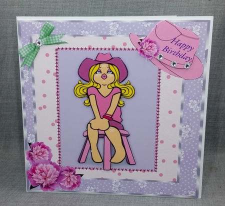 COWGIRL BIRTHDAY by Diane  Vermeer