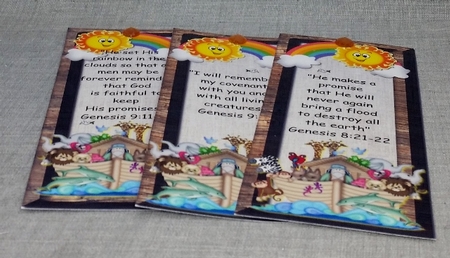 NOAH AND THE ARK - BOOKMARKS BOOK MARK CHILDREN by Diane  Vermeer
