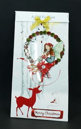Christmas Fairy Money Wallet Top Opening by Diane  Vermeer