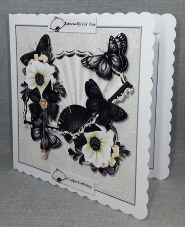 Fan, Flowers & Butterflies Mini Kit by Diane  Vermeer