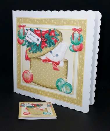 Christmas Kitten Mini Kit by Diane  Vermeer