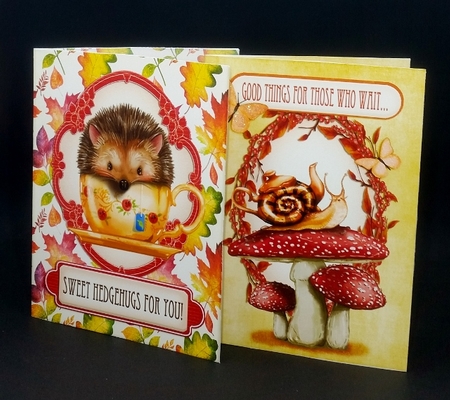 Autumn Friends A6 CutnFold Duo by Diane  Vermeer