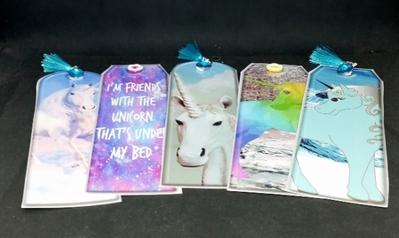 JJ ASSORTED BOOKMARKS UNICORNS by Diane  Vermeer