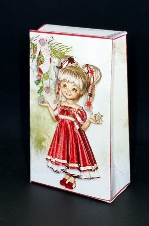 Sweet Little Christmas Wishes Pinch Bag by Diane  Vermeer