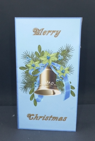 Christmas bell money wallet. by Diane  Vermeer