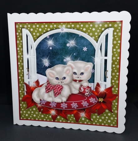 Christmas Kittens Mini Kit by Diane  Vermeer