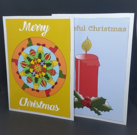 Christmas Card Toppers - Set 2 by Diane  Vermeer