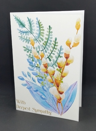 Quick Card - Foliage Sympathy 2 by Diane  Vermeer