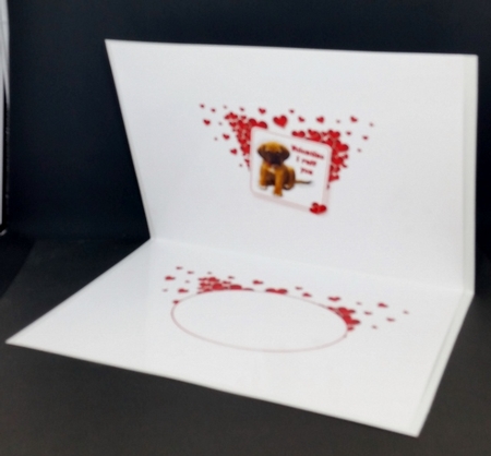 Valentine puppy wishes insert by Diane  Vermeer