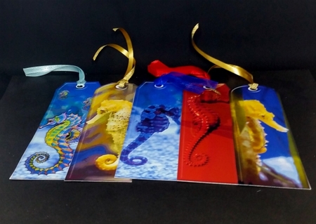 JJ ASSORTED BOOKMARKS SEAHORSES by Diane  Vermeer