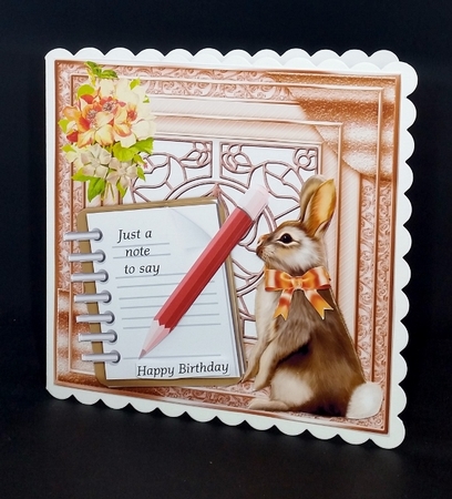Bunny Thank You - Quick Card by Diane  Vermeer