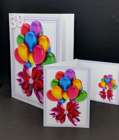 Birthday balloons any age mini kit by Diane  Vermeer