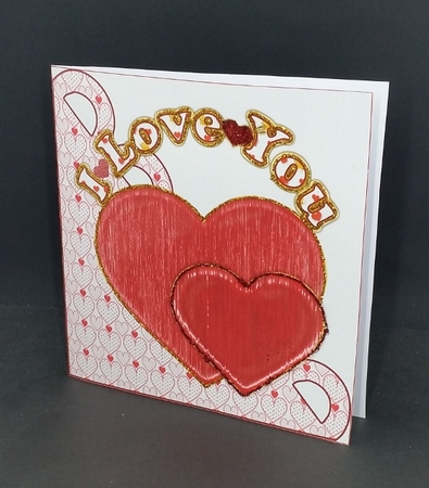 Quick Cut and Fold Valentine Card by Diane  Vermeer