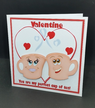 Valentine cup of tea by Diane  Vermeer