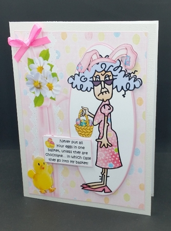 Stella and her Easter basket quick card by Diane  Vermeer